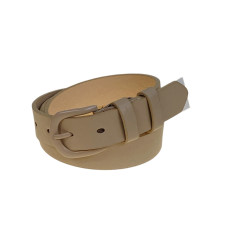 На фото 1 -  Ремень женский из искусственной кожи, цвет бежевый