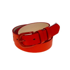 На фото 1 -  Ремень женский из искусственной кожи, цвет красный