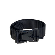 На фото 1 -  Ремень текстильный, цвет черный