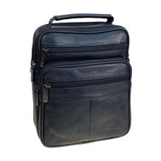 На фото 1 - Сумка мужская из натуральной кожи, цвет черный На фото 1 - Сумка мужская из натуральной кожи, цвет черный