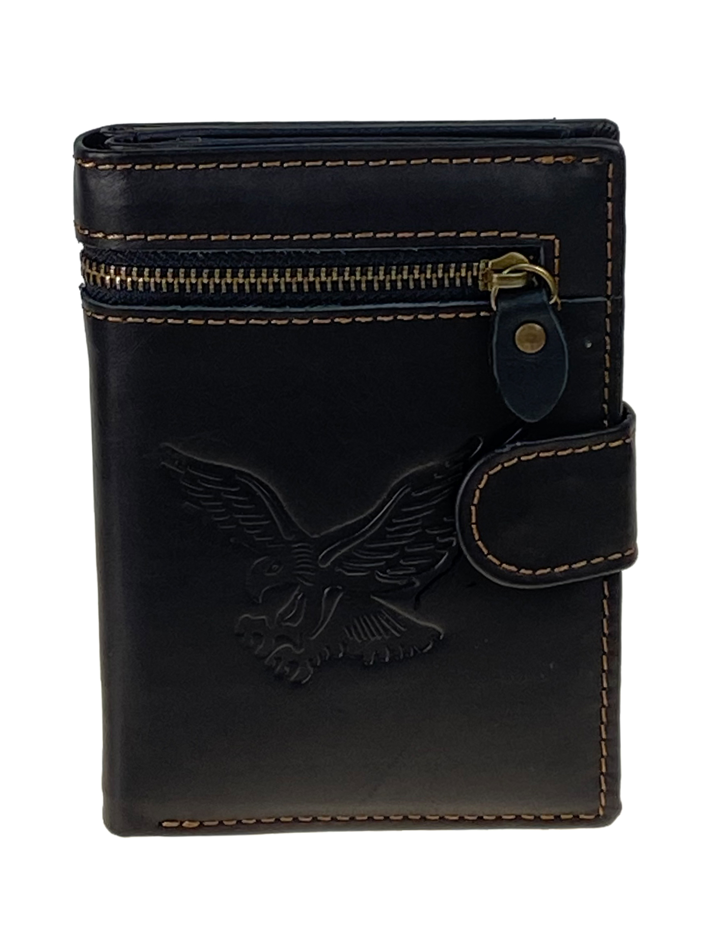 На фото 1 -  Кошелек-органайзер мужской из натуральной кожи , цвет черный