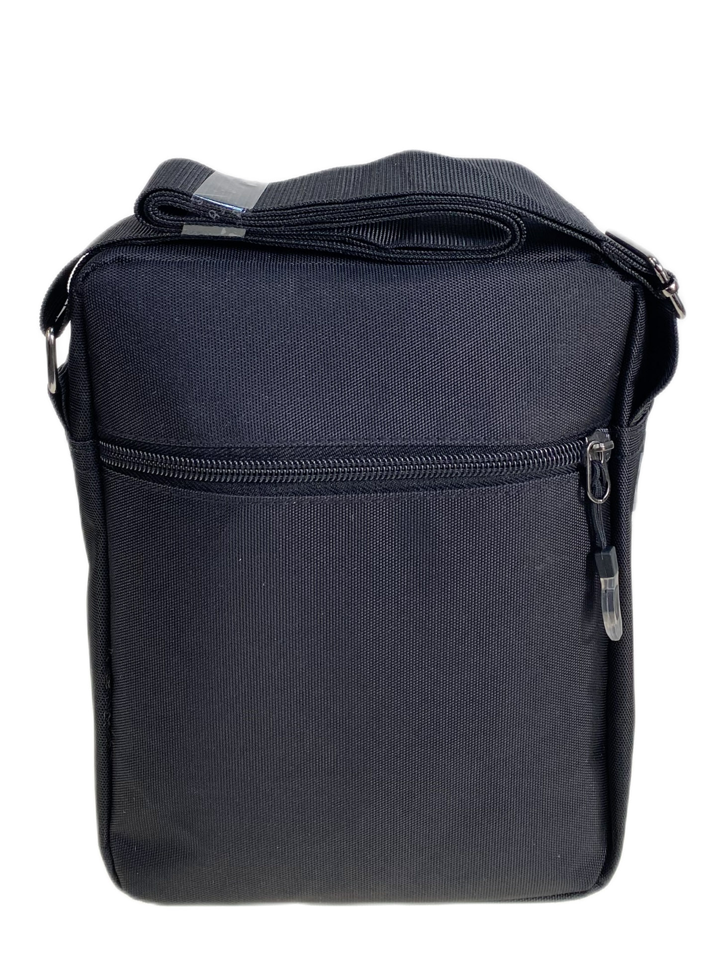 На фото 2 - Сумка мужская  текстильная, цвет  черный