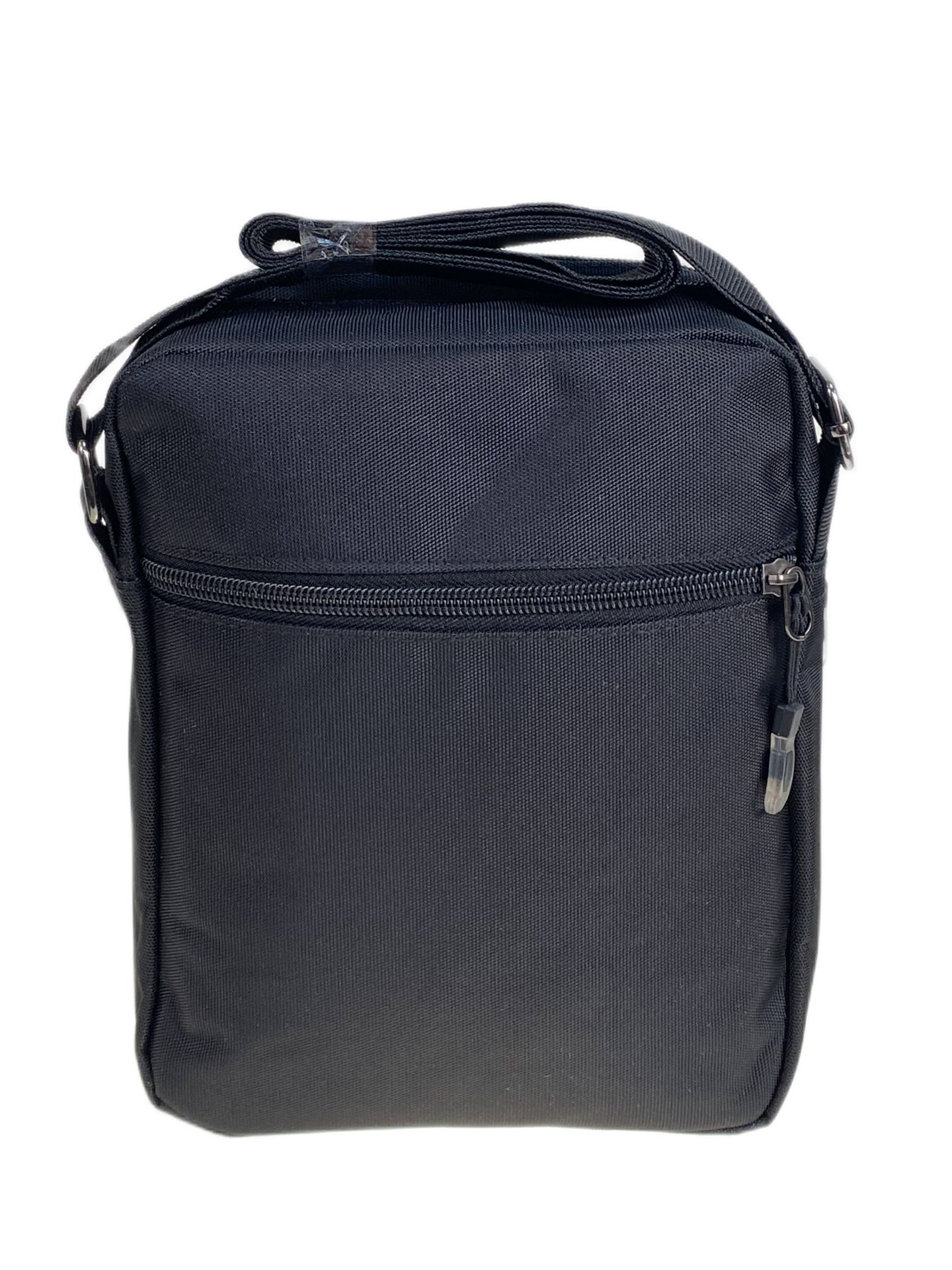 На фото 2 - Сумка мужская  текстильная, цвет  черный