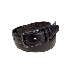 На фото 1 -  Ремень мужской из искусственной кожи, цвет шоколад