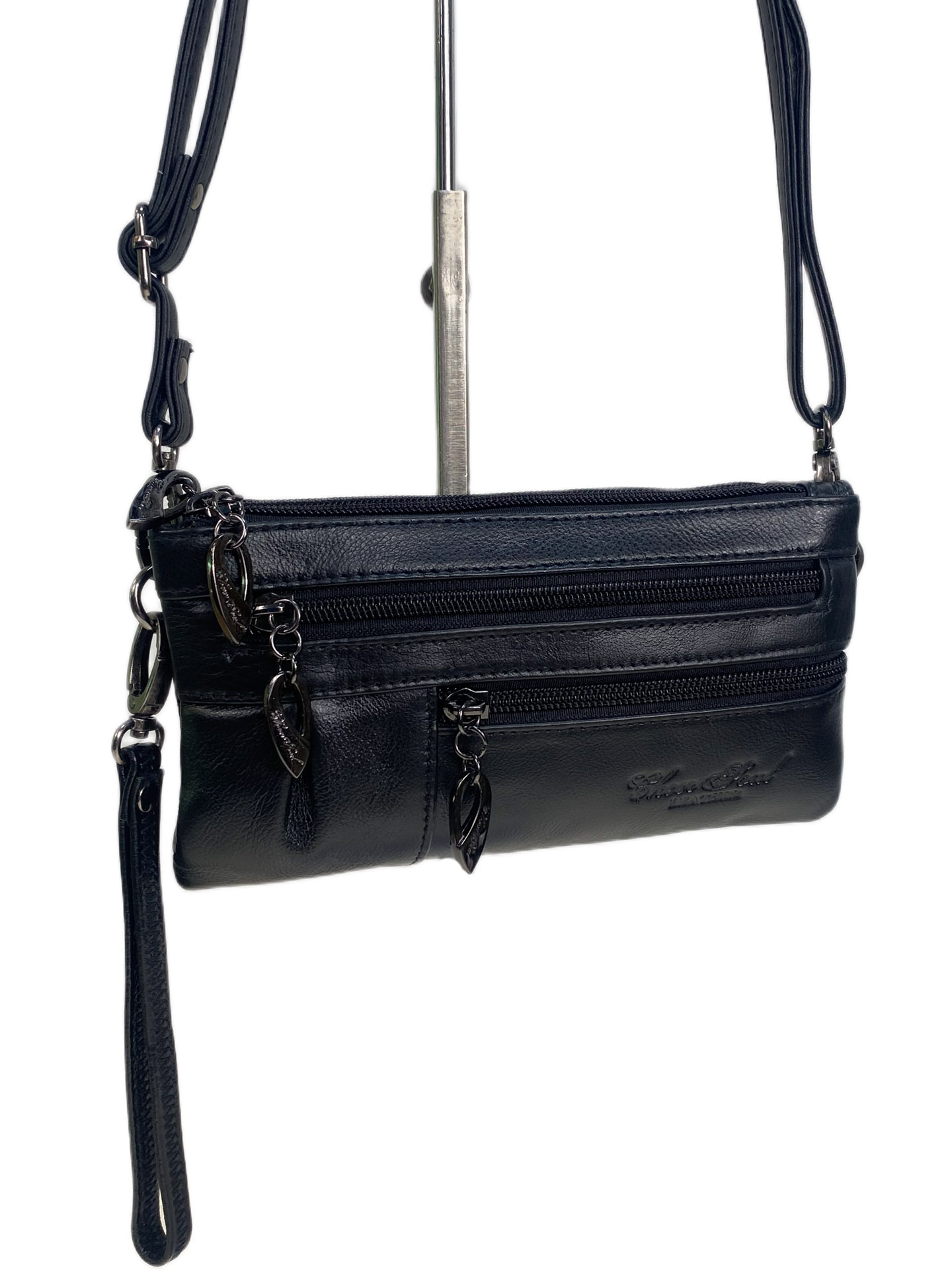 На фото 1 - Женская сумка из натуральной кожи, цвет кофе