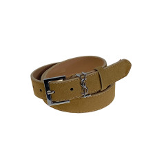 На фото 1 -  Ремень женский из искусственной замши, цвет  коричневый