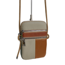 На фото 1 - Женская сумка из натуральной кожи, цвет мультицвет На фото 1 - Женская сумка из натуральной кожи, цвет мультицвет