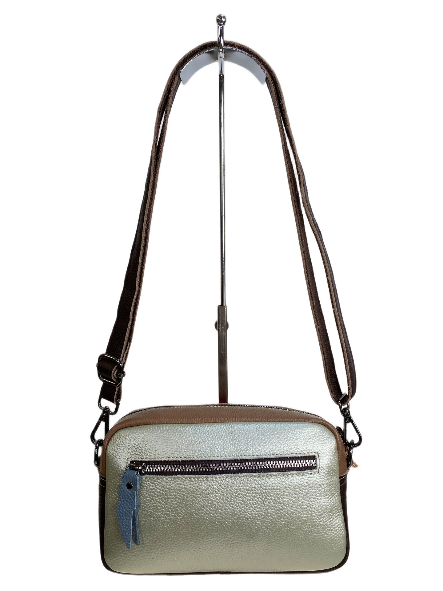 На фото 2 - Женская сумка из натуральной кожи, цвет  мультицвет