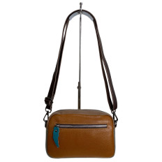 На фото 2 - Женская сумка из натуральной кожи, цвет  мультицвет