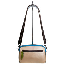 На фото 2 - Женская сумка из натуральной кожи, цвет  мультицвет