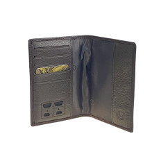 На фото 2 - Обложка для  паспорта из натуральной кожи, цвет коричневый