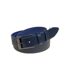 На фото 1 -  Ремень мужской из натуральной кожи, цвет синий
