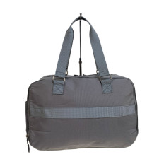 На фото 2 - Дорожная сумка из текстиля, цвет серый