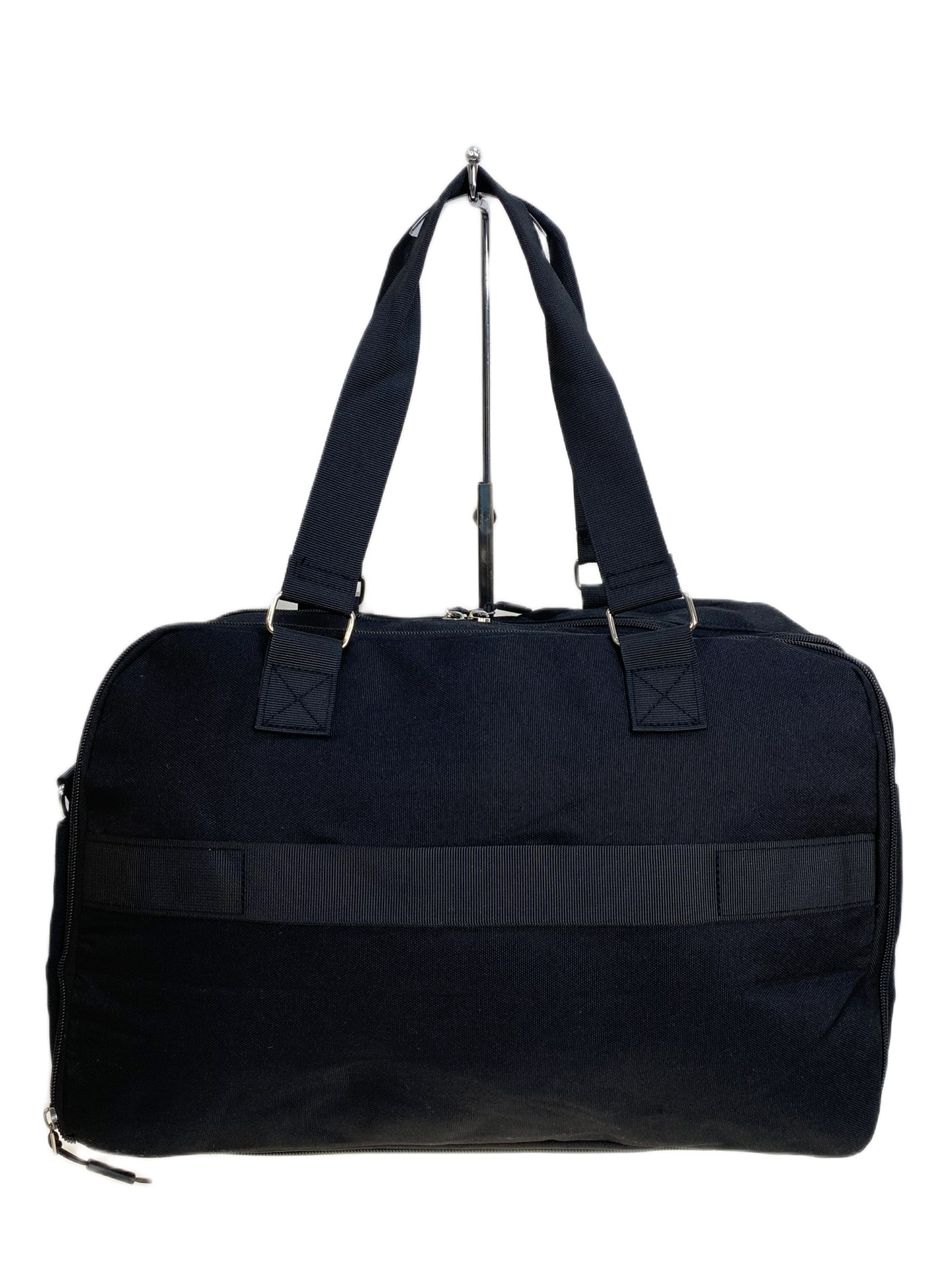 На фото 2 - Дорожная сумка из текстиля, цвет черный