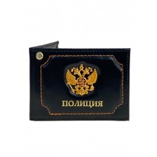 На фото 1 - Обложка для удостоверения ПОЛИЦИЯ искусственная кожа цвет черный На фото 1 - Обложка для удостоверения ПОЛИЦИЯ искусственная кожа цвет черный