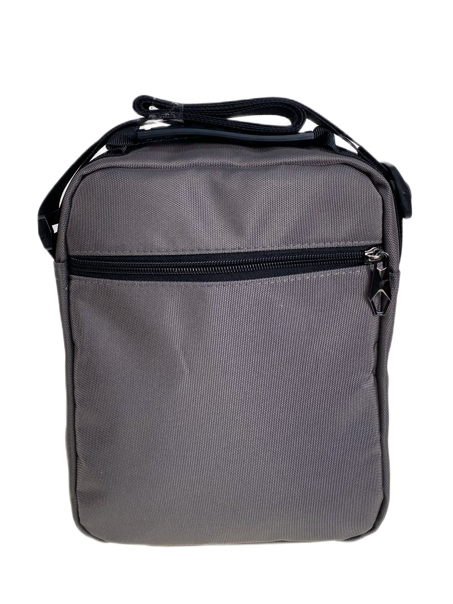 На фото 2 - Сумка мужская  текстильная, цвет  серый