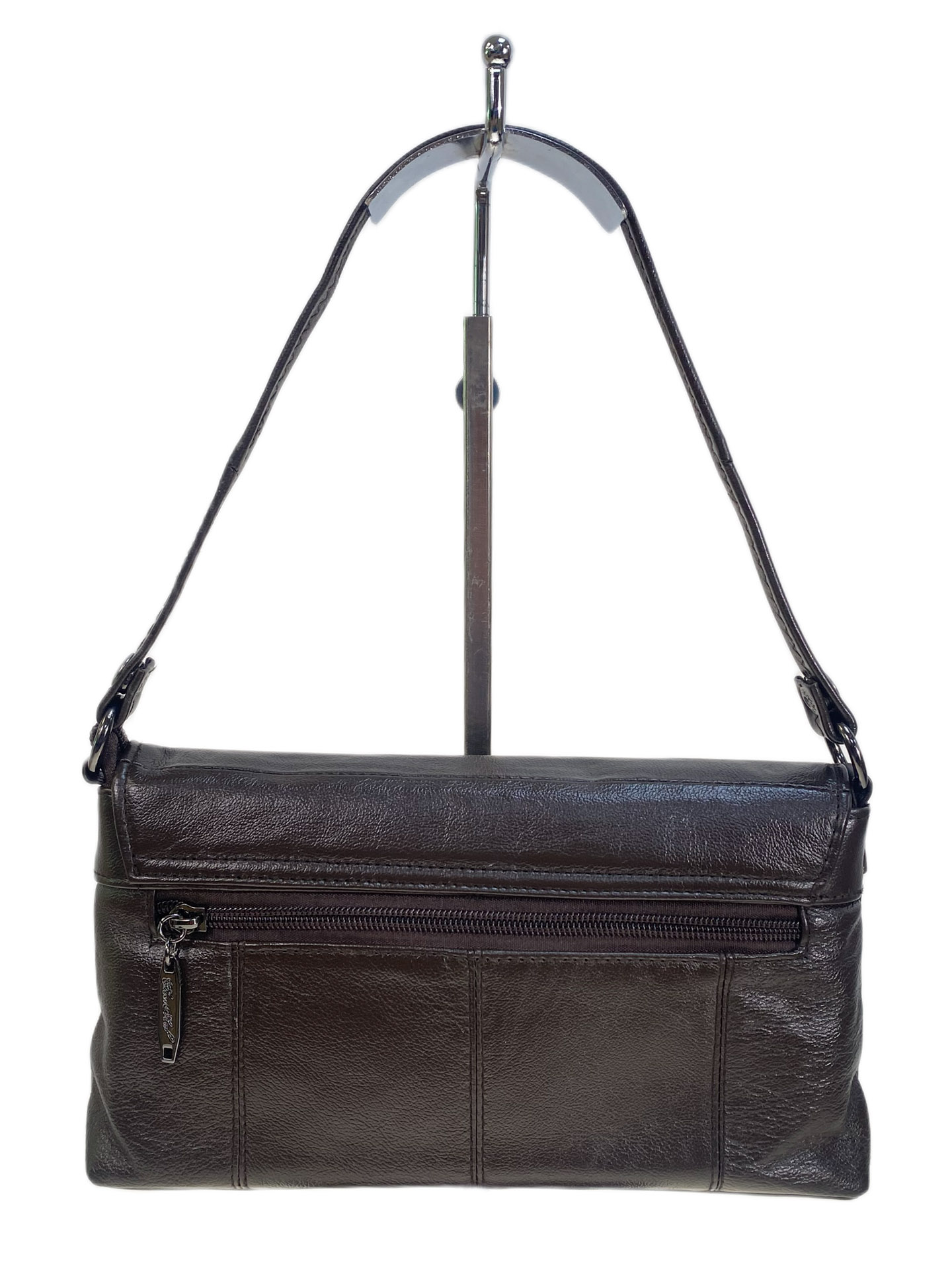 На фото 2 - Женская сумка из натуральной кожи, цвет кофе