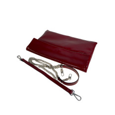 На фото 2 - Женская сумка из натуральной кожи, цвет бордовый На фото 2 - Женская сумка из натуральной кожи, цвет бордовый