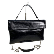 На фото 1 - Женская сумка из натуральной кожи, цвет черный На фото 1 - Женская сумка из натуральной кожи, цвет черный