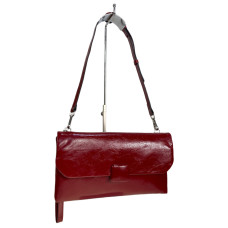 На фото 1 - Женская сумка из натуральной кожи, цвет бордовый На фото 1 - Женская сумка из натуральной кожи, цвет бордовый