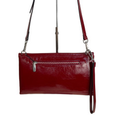 На фото 2 - Женская сумка из натуральной кожи, цвет бордовый На фото 2 - Женская сумка из натуральной кожи, цвет бордовый