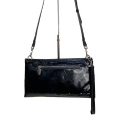 На фото 2 - Женская сумка из натуральной кожи, цвет черный На фото 2 - Женская сумка из натуральной кожи, цвет черный