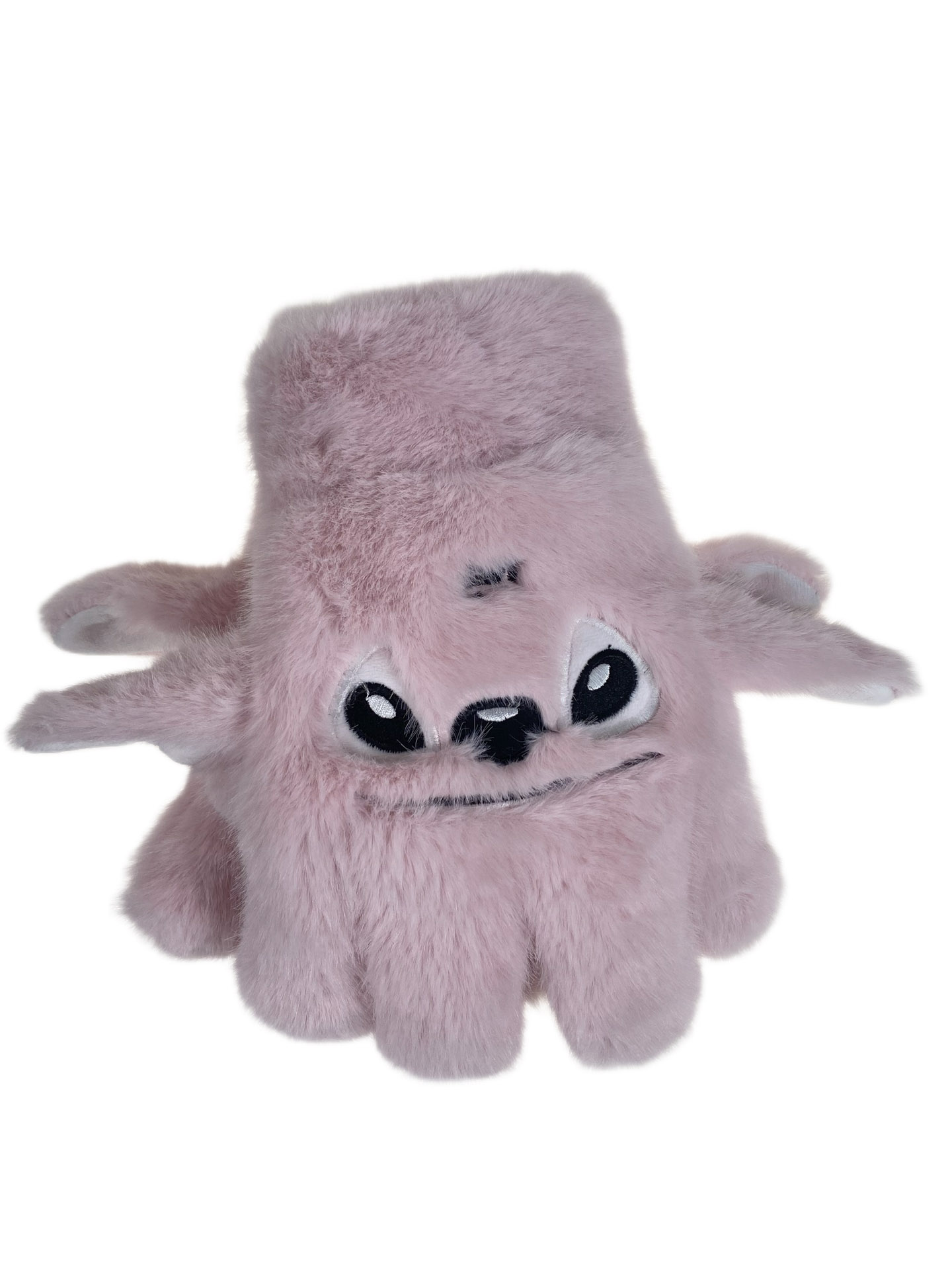 На фото 1 - Тёплые подростковые перчатки, цвет нежно розовый