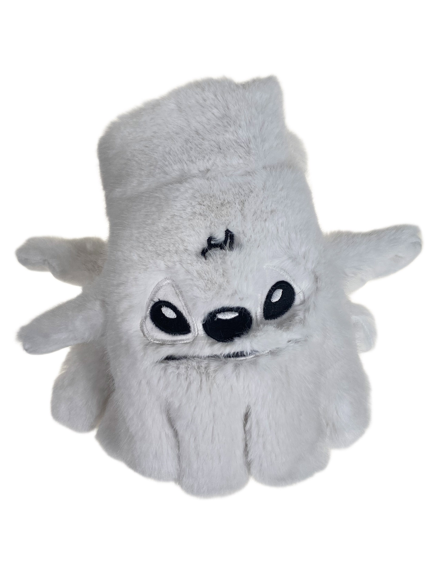 На фото 1 - Тёплые подростковые перчатки, цвет белый