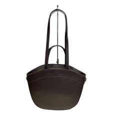 На фото 2 - Женская сумка из искусственной кожи, цвет тёмный шоколад