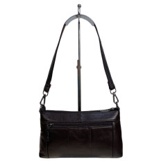 На фото 2 - Женская сумка из натуральной кожи, цвет шоколад На фото 2 - Женская сумка из натуральной кожи, цвет шоколад