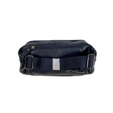 На фото 2 - Сумка мужская на пояс из натуральной кожи, цвет черный На фото 2 - Сумка мужская на пояс из натуральной кожи, цвет черный
