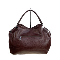 На фото 2 - Женская сумка из искусственной кожи, цвет коричневый