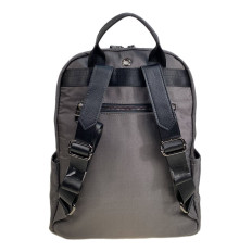 На фото 2 - Женский рюкзак из текстиля, цвет серый
