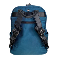 На фото 2 - Женский рюкзак из текстиля, цвет изумрудный