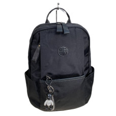 На фото 1 - Женский рюкзак из текстиля, цвет черный