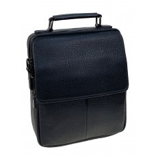 На фото 1 - Сумка мужская из натуральной кожи, цвет черный На фото 1 - Сумка мужская из натуральной кожи, цвет черный