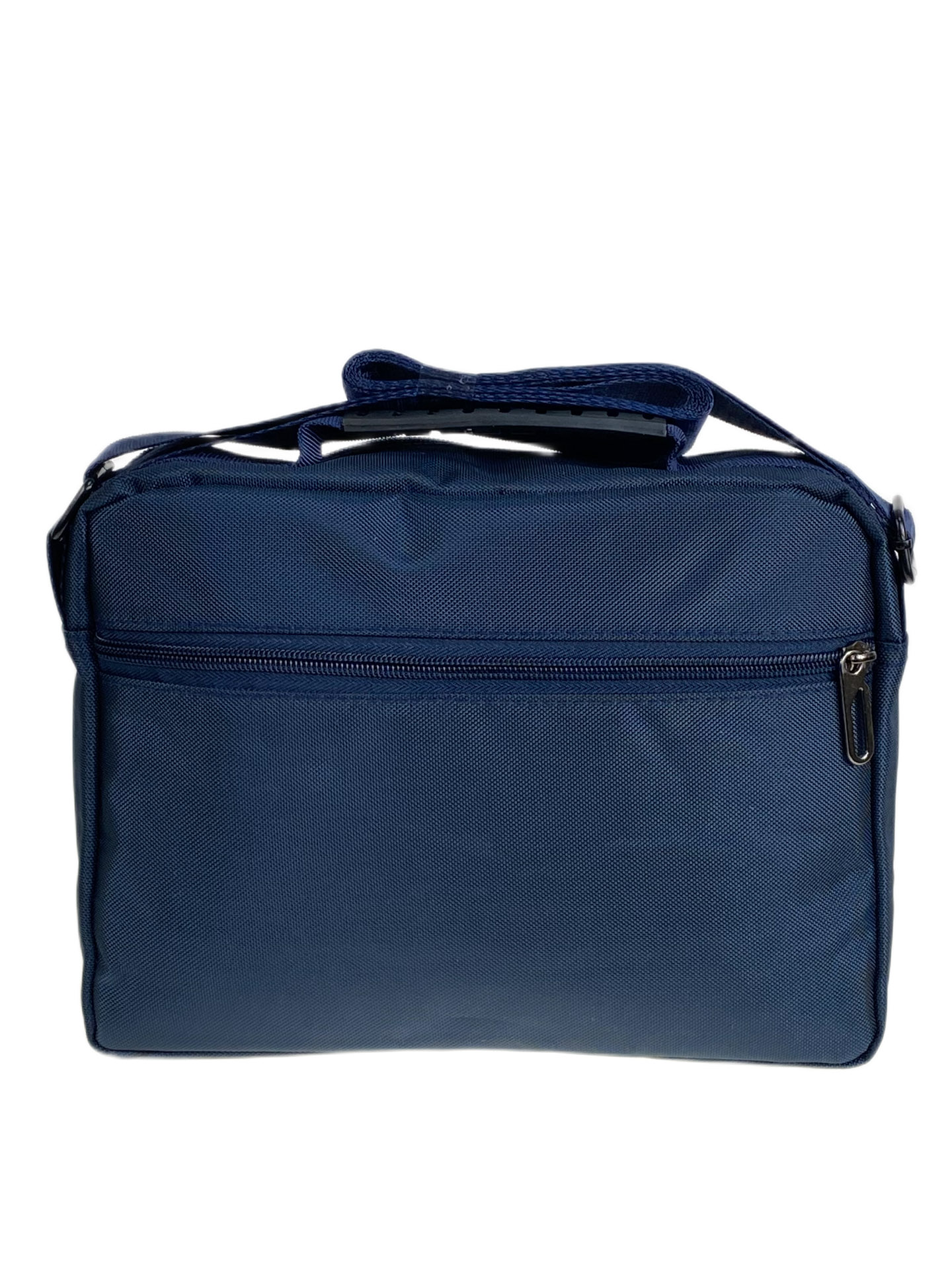 На фото 2 - Сумка мужская через плечо текстильная, цвет синий