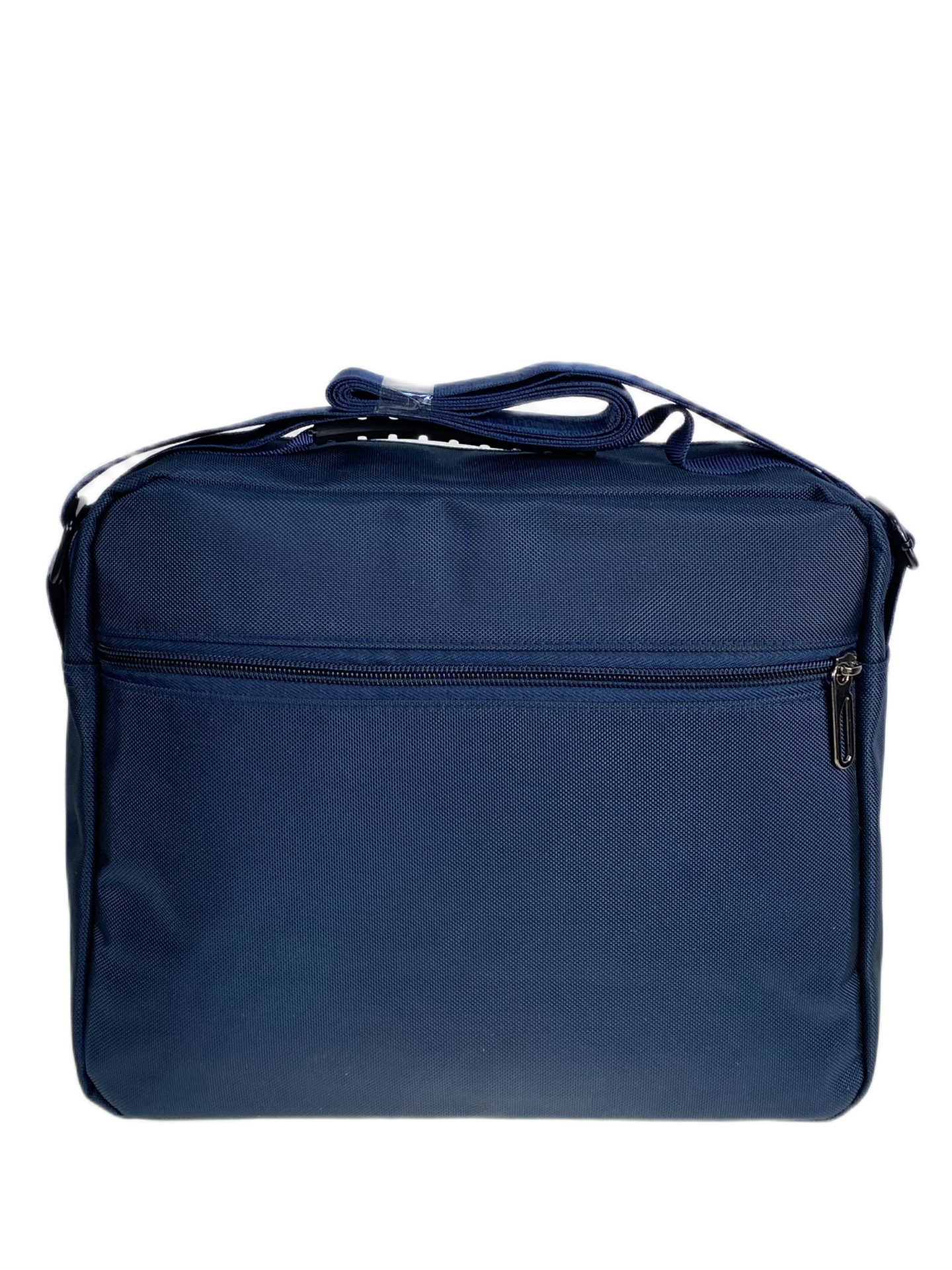 На фото 2 - Сумка мужская через плечо текстильная, цвет синий