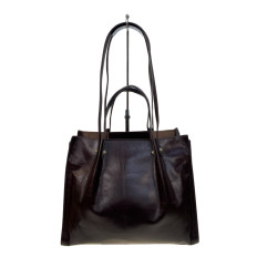 На фото 2 - Женская сумка из натуральной кожи, цвет шоколад На фото 2 - Женская сумка из натуральной кожи, цвет шоколад