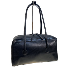 На фото 1 - Женская сумка из натуральной кожи, цвет черный На фото 1 - Женская сумка из натуральной кожи, цвет черный