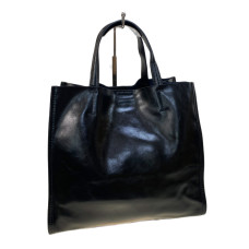 На фото 1 - Женская сумка из натуральной кожи, цвет черный На фото 1 - Женская сумка из натуральной кожи, цвет черный