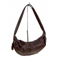 На фото 1 - Женская сумка из искусственной кожи, цвет бордовый