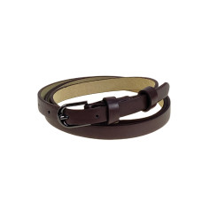 На фото 1 -  Ремень женский из искусственной кожи, цвет  шоколад