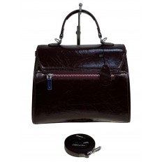 На фото 2 - Женская сумка из натуральной кожи, цвет шоколад На фото 2 - Женская сумка из натуральной кожи, цвет шоколад