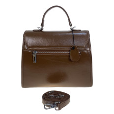 На фото 2 - Женская сумка из натуральной кожи, цвет коричневый На фото 2 - Женская сумка из натуральной кожи, цвет коричневый