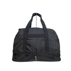 На фото 2 - Дорожная сумка из текстиля, цвет черный