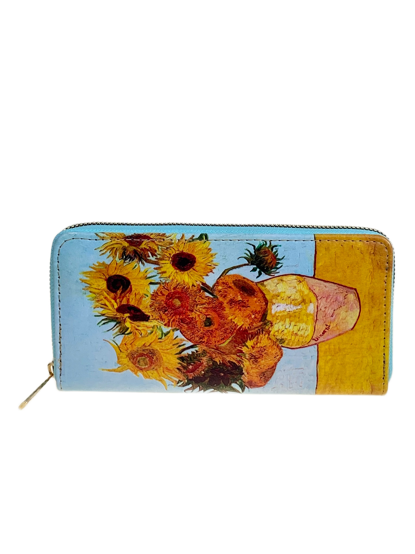 На фото 1 - Женский кошелёк  из искусственной кожи мультицвет