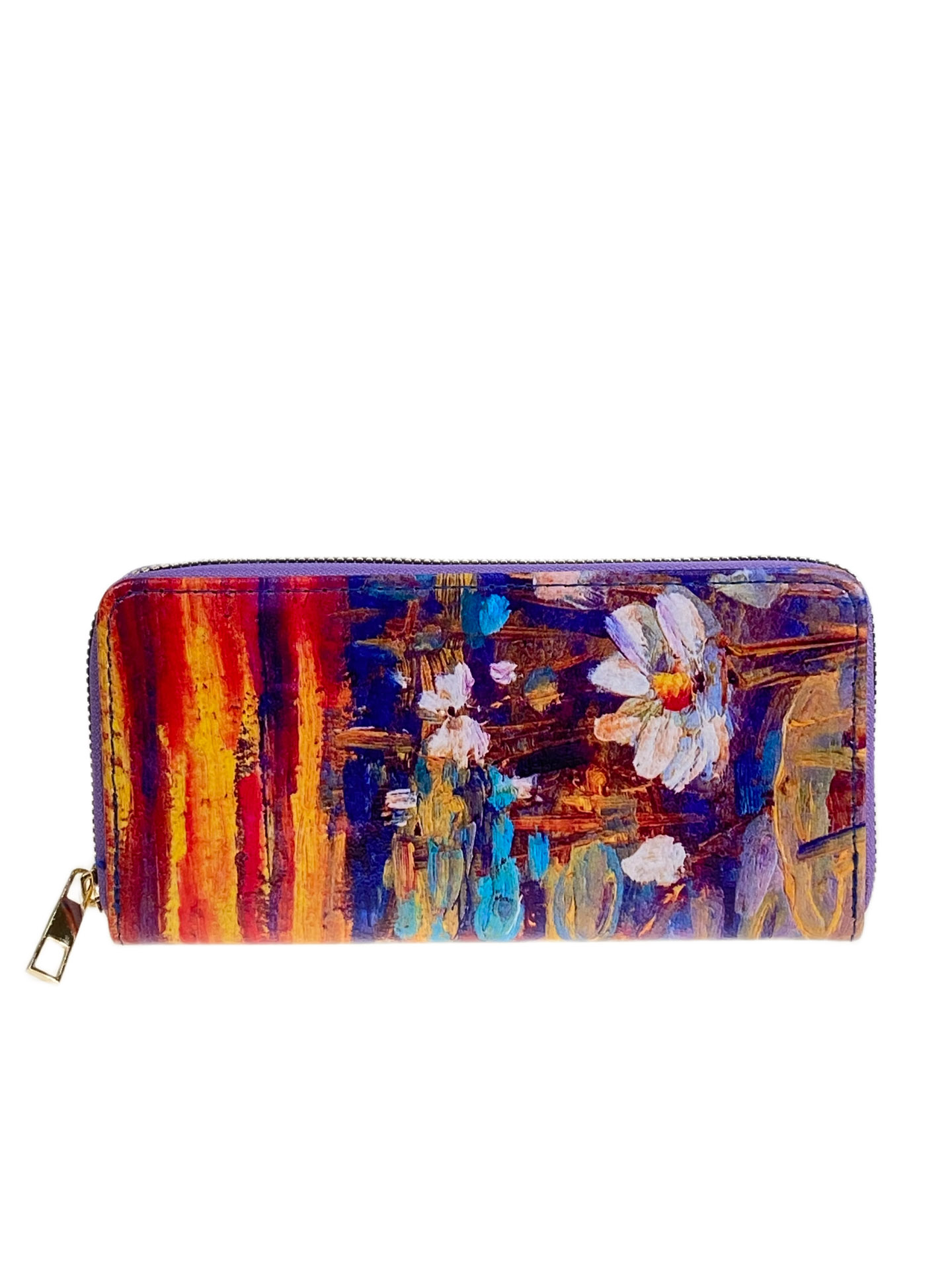 На фото 1 - Женский кошелёк  из искусственной кожи мультицвет