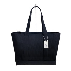 На фото 2 - Женская сумка из текстиля, цвет черный