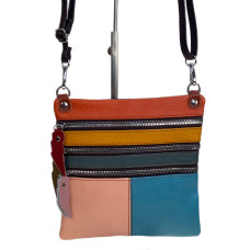 На фото 1 - Женская сумка из натуральной кожи мультицвет На фото 1 - Женская сумка из натуральной кожи мультицвет